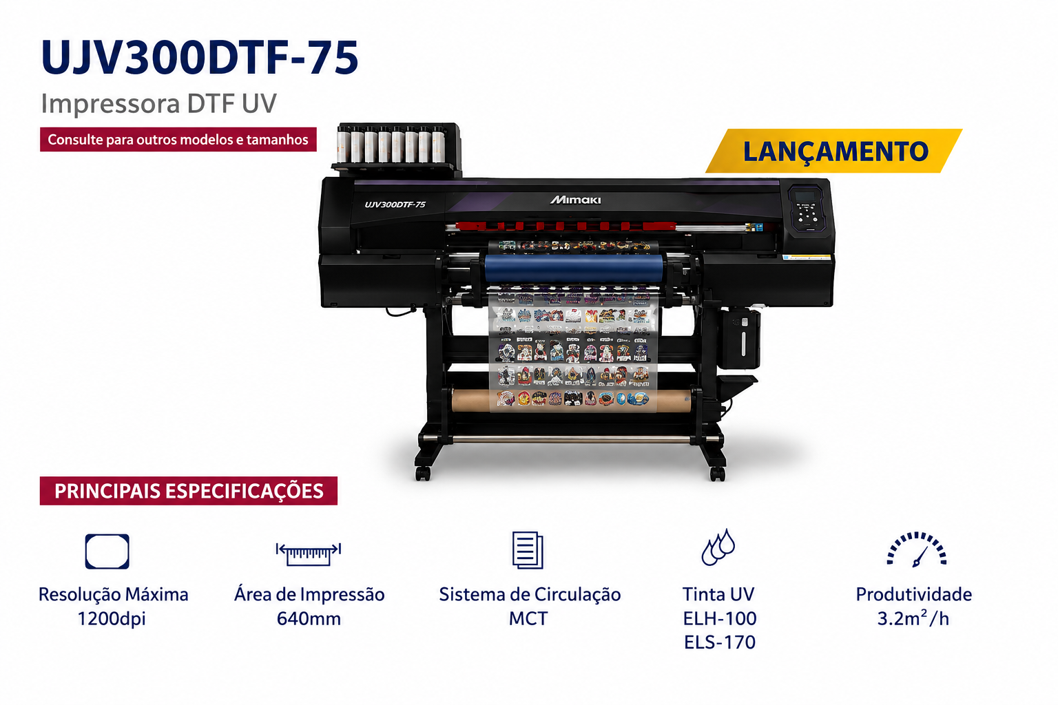 Mimaki UJV300DTF-75